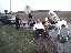 On the road- regrouping; Bob Bechey with SWB, Les Sutch standing (sag wagon driver), Mike Channon, Joe Mitrovic, Gosse VanOosteen on trikes, Reg Rodaro and Jay Dixon in velomobiles