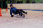 Marcel on the python ice racer.