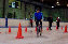 Bert on his ice racer upright bike.
