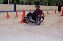 The KMX trike heading for a wipe out.